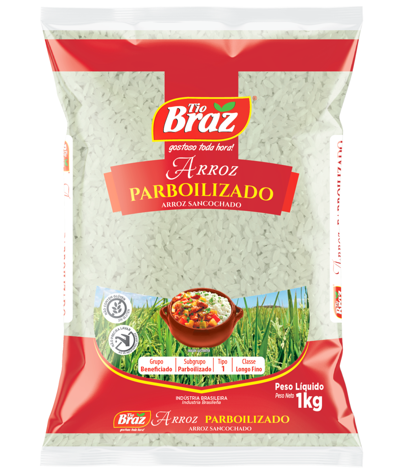 Arroz Parboilizado - Tio Braz