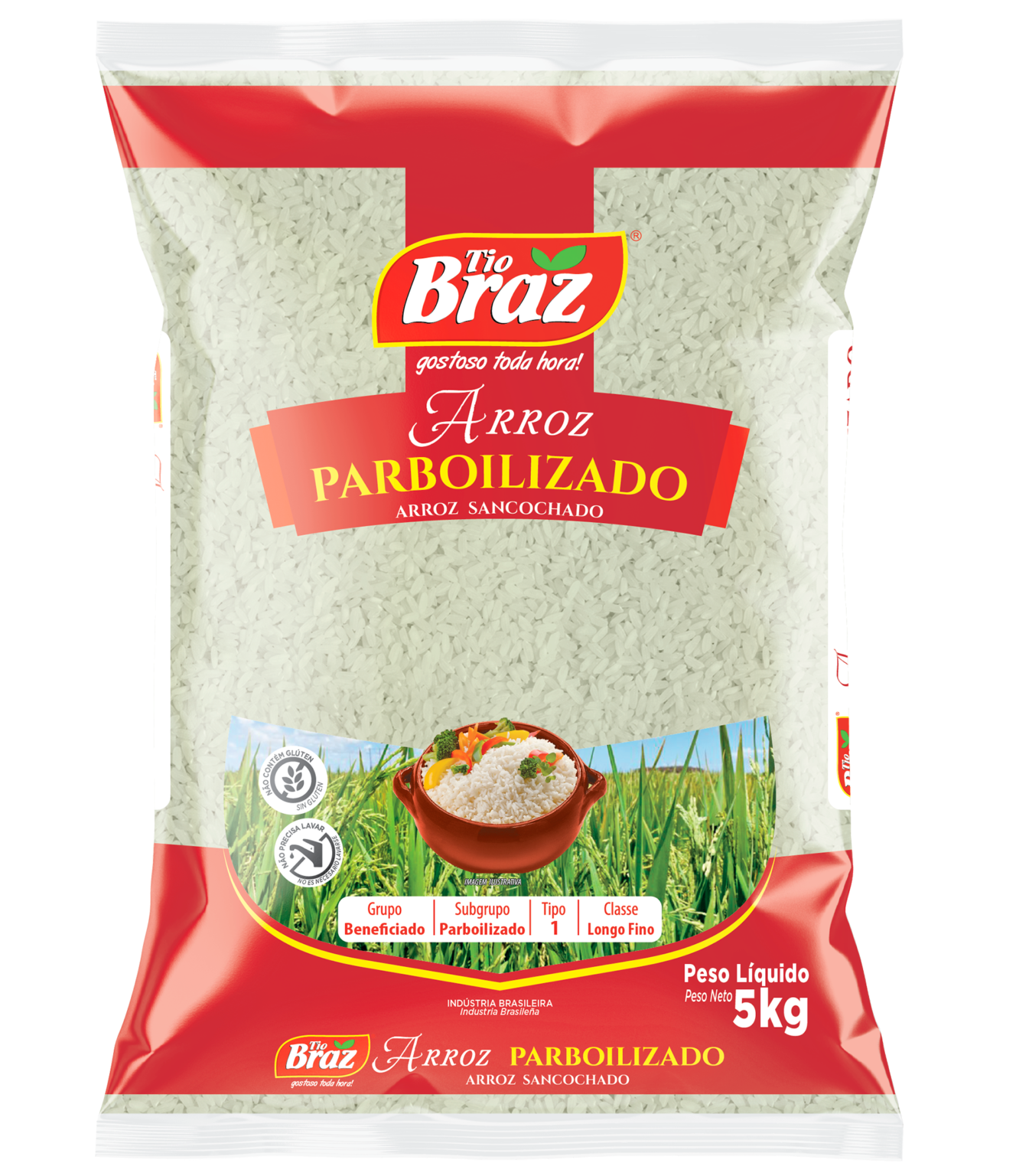 Arroz Parboilizado - Tio Braz